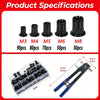 150-Piece Rivet Nut Kit with Gun and Mandrels