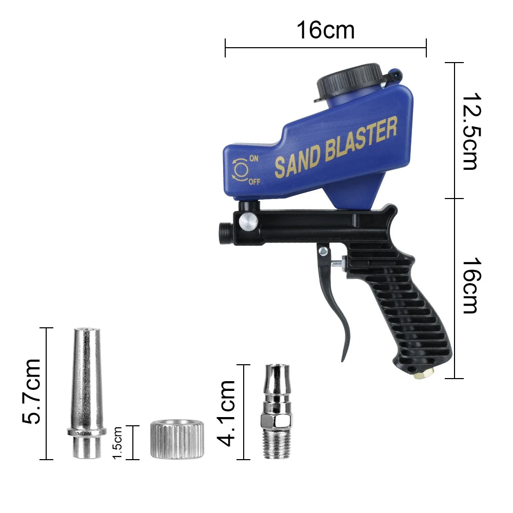 Pneumatic Gravity Sandblasting Gun