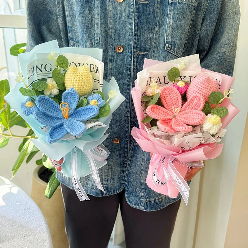 Handmade Crochet Flower Bouquet – Everlasting Gift for Any Occasion