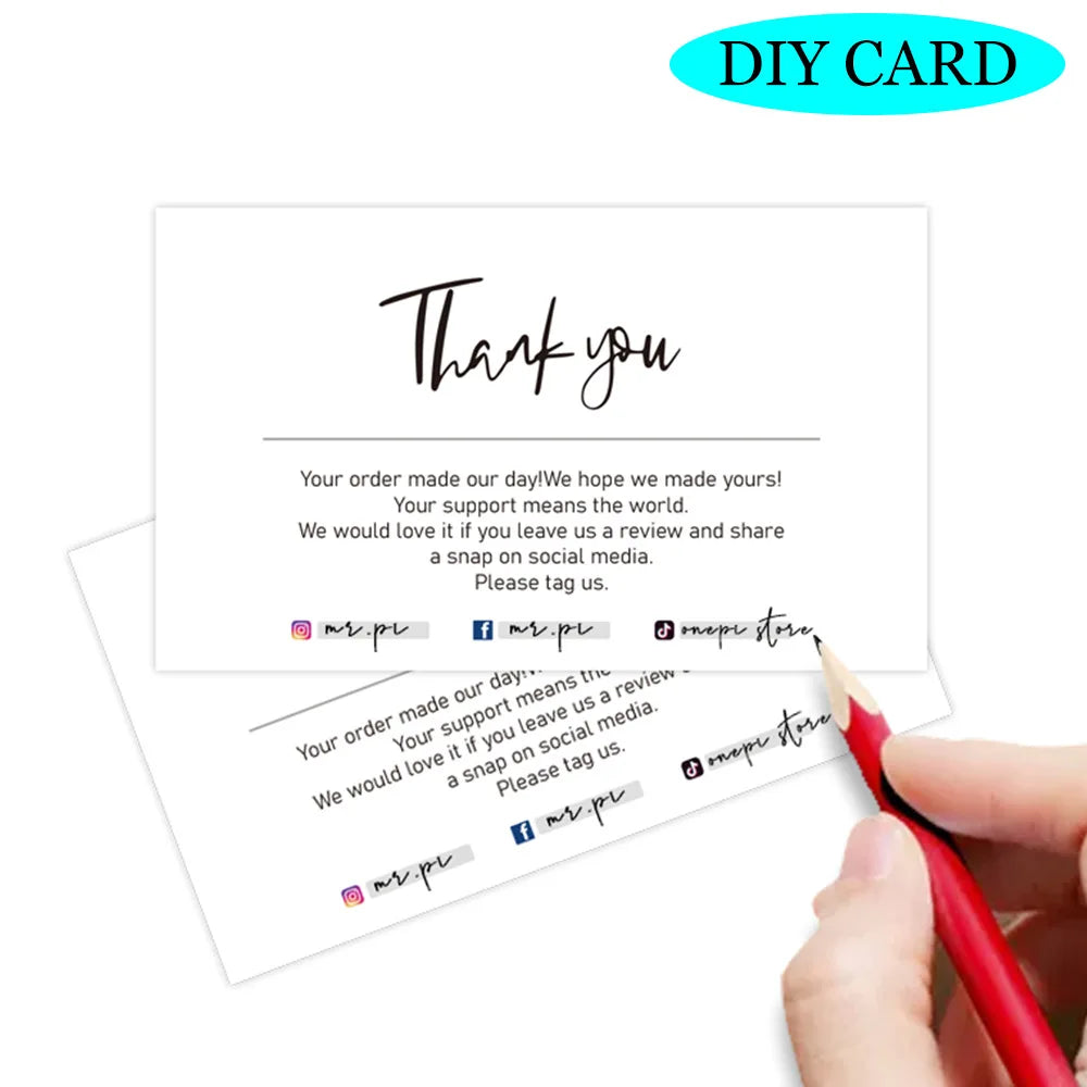 Personalized Thank You Cards for Small Businesses
