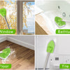 Adjustable Telescopic Cleaning Brush with Interchangeable Heads