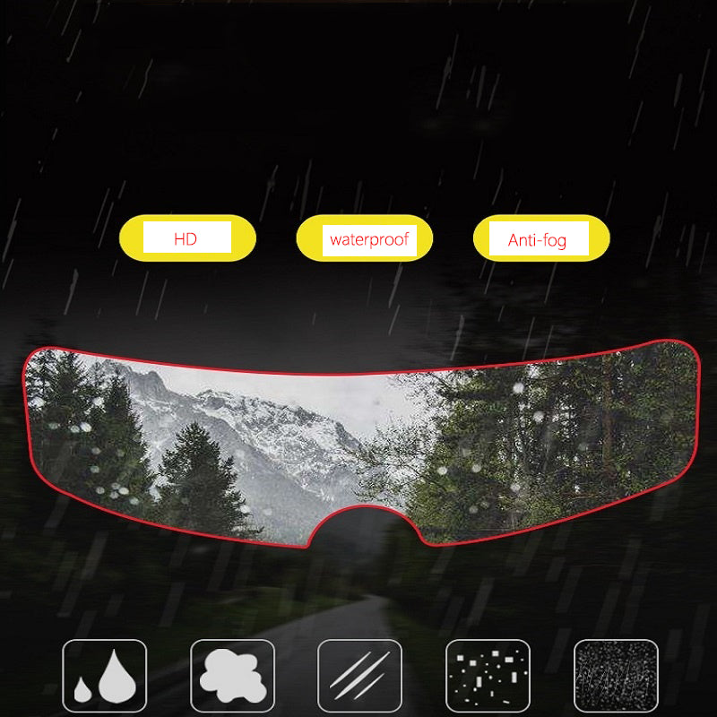 Universal Motorcycle Helmet Visor Rain & Fog Protection Film