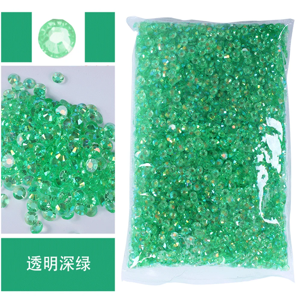 Jelly AB Flatback Resin Rhinestones (2-6mm)
