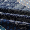 Bohemian Cotton Linen Fabric with Vintage Ethnic Print