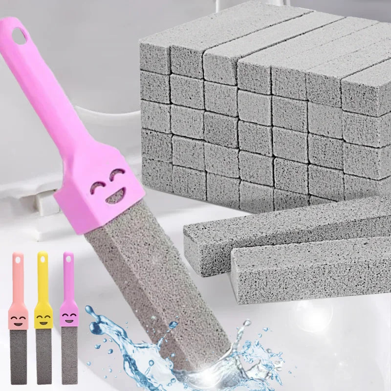 Pumice Stone Cleaning Stick Set for Toilet, Tile, and Sink Stain Removal