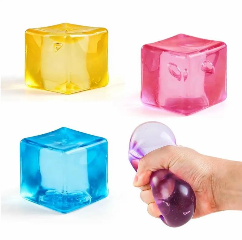 Squeeze Ice Cube Squishy Toy