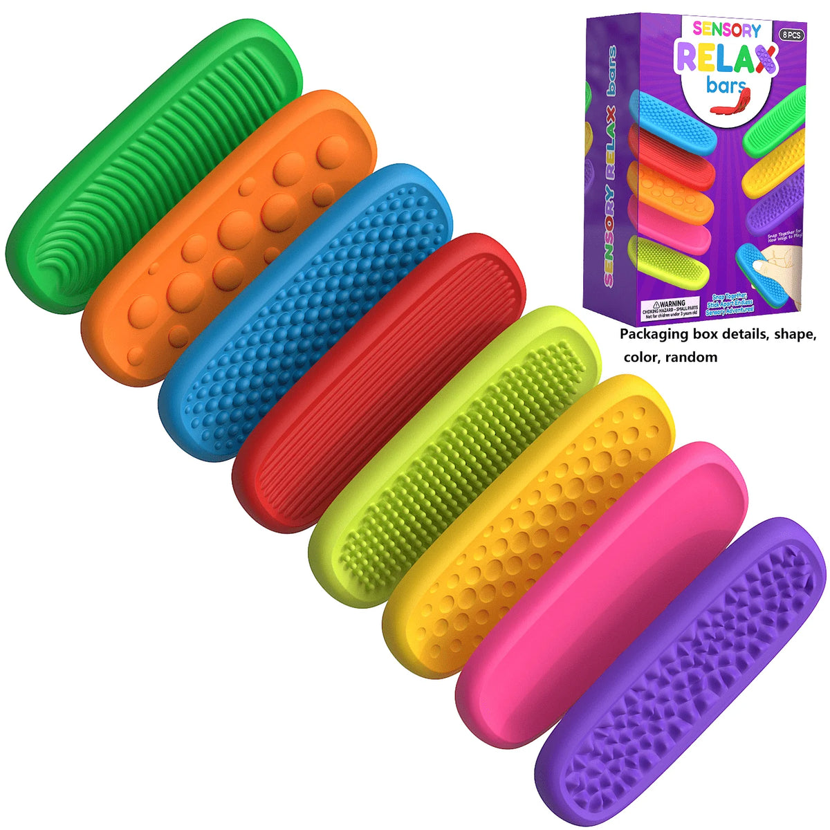 Silicone Sensory Fidget Strip for Anxiety Relief and Focus