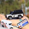 Mini Alloy RC Car with Trailer