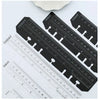 Multifunctional Transparent PVC Bookmark Ruler for Loose-Leaf Notebooks