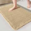 Waffle Weave Bath Mat with Non-Slip Backing