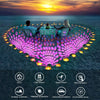 USB Music-Activated LED Projection Light with Flexible Neck
