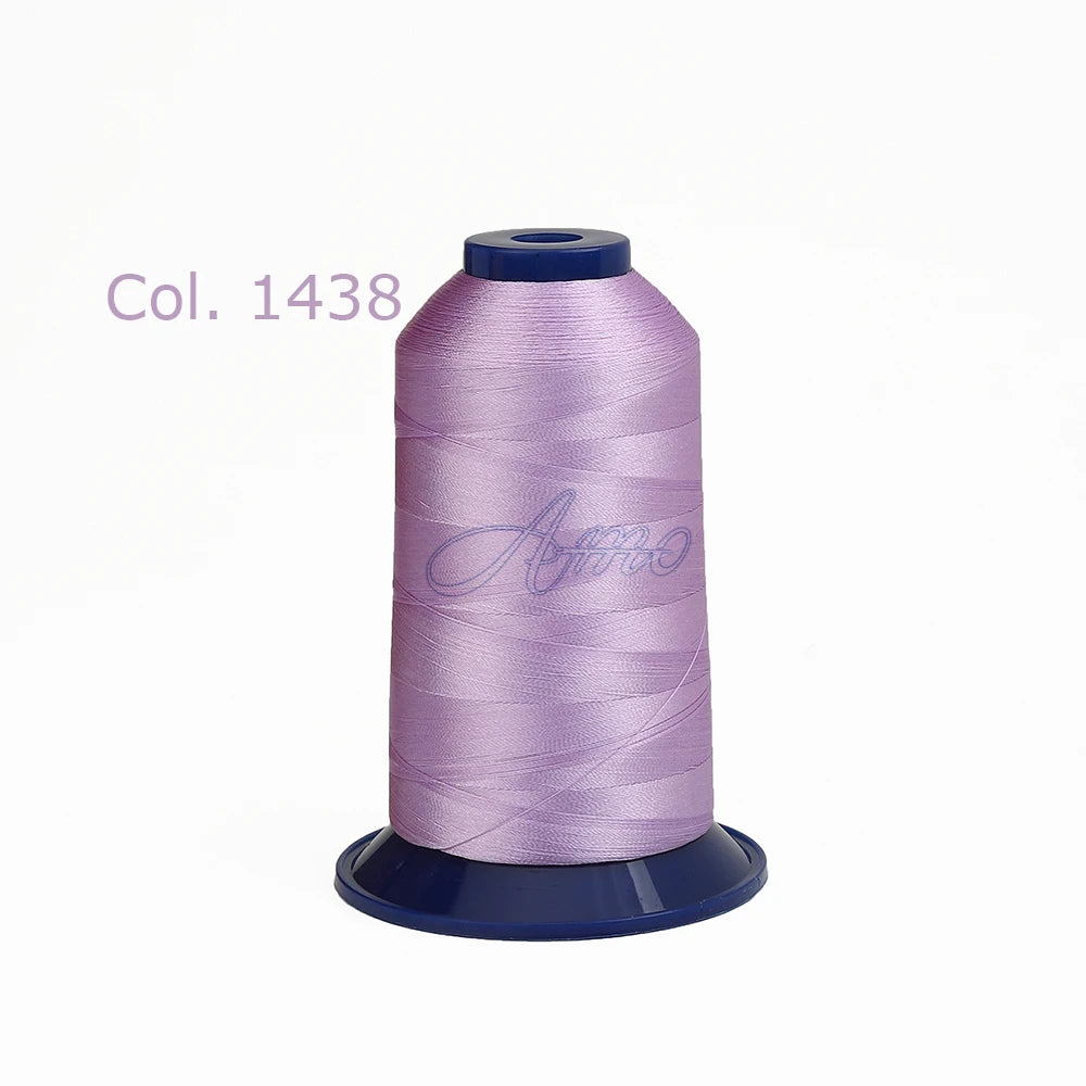 High-Tenacity Polyester Embroidery Thread (120D/2, 40wt) for Home & Industrial Machines