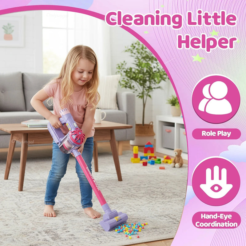 Kids Pretend Play Vacuum Cleaner Set