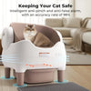 Automatic Open-Top Cat Litter Box with App Control