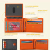 Slim Carbon Fiber Trifold Wallet with RFID Protection