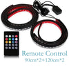 Tiras LED RGB Reactivas al Sonido para Iluminación Inferior del Coche