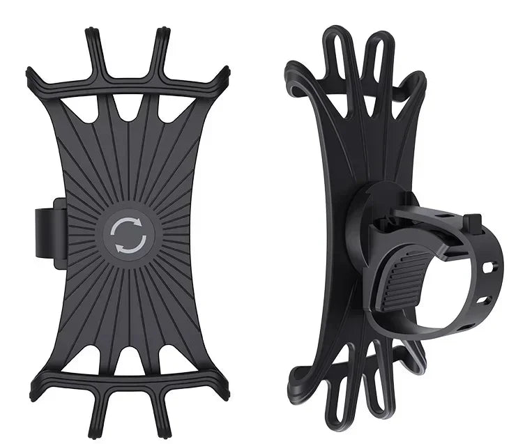Black 3-in-1 stroller snack tray with cup holder and phone slot