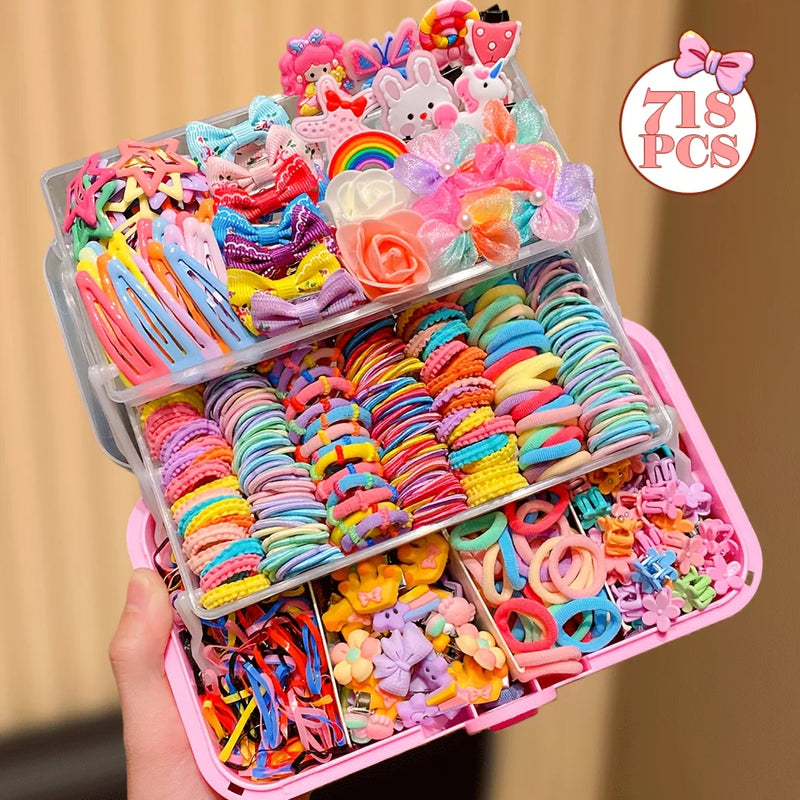 Colorful Butterfly Hair Accessories Set for Girls