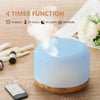 Wood Grain USB Aroma Diffuser with Remote & LED Lights