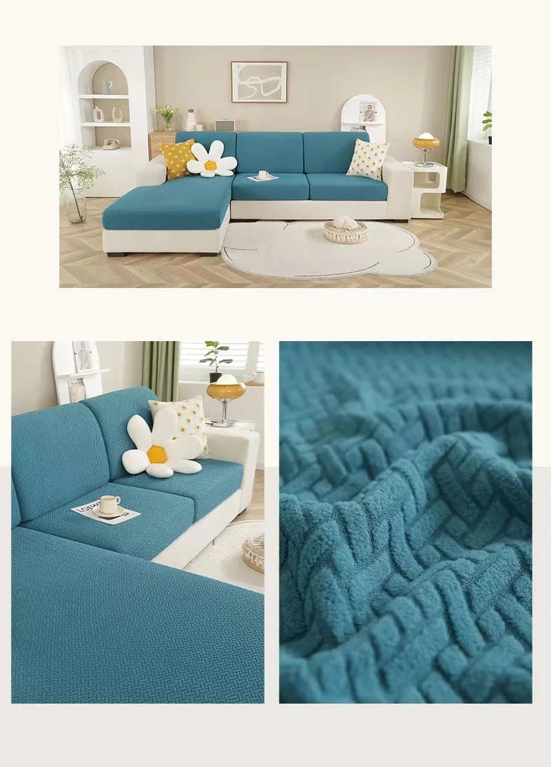 Cat-Proof Sofa Seat Cushion Cover – Scratch-Resistant & Waterproof