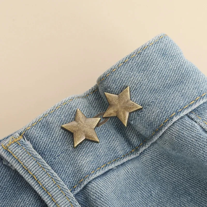 Adjustable Waist Tightener Buttons for Jeans and Pants