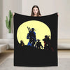 TMNT Graphic Flannel Throw Blanket