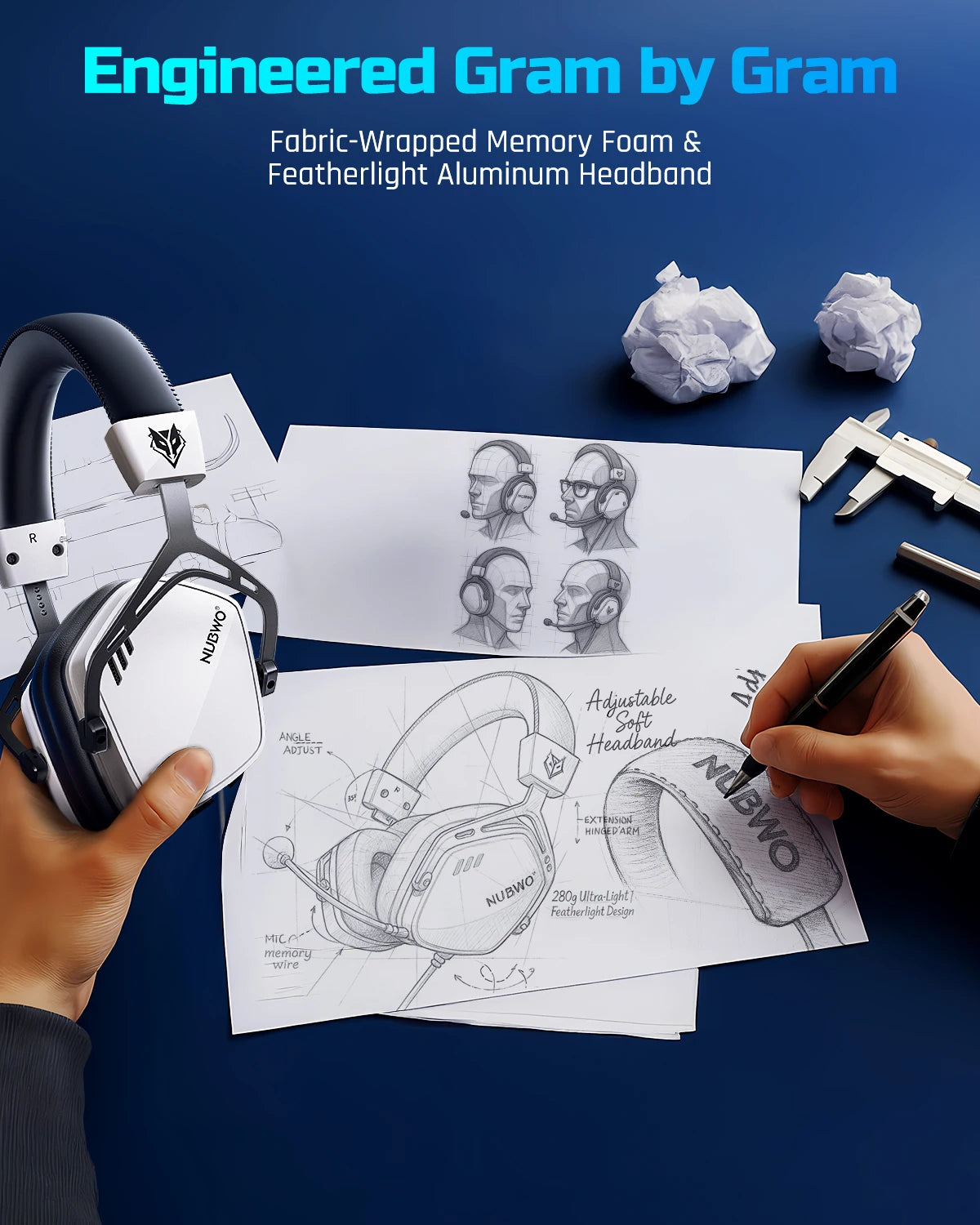 USB Gaming Headset with 7.1 Surround Sound and Noise-Cancelling Mic