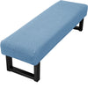 Stretch Jacquard Bench Cover – Modern, Washable Slipcover for Living Room Seating