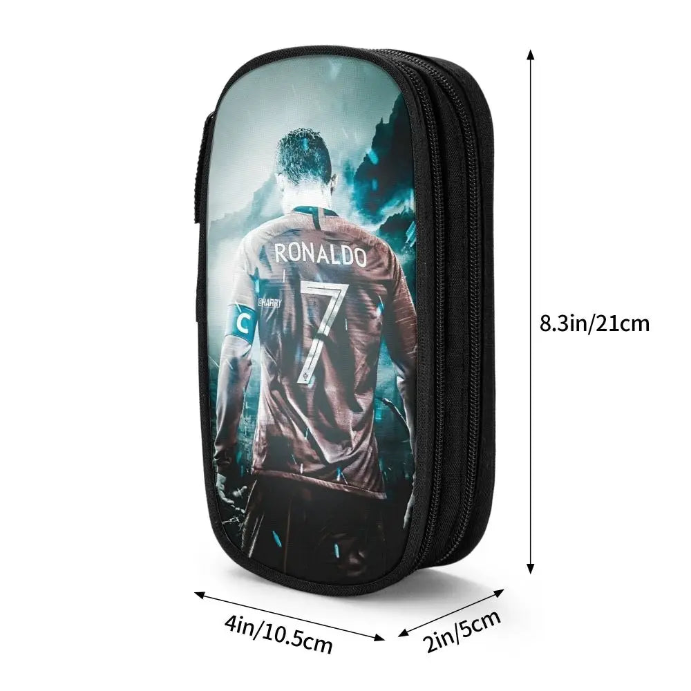 Soccer Star Pen Case – Large-Capacity Pencil Pouch