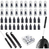 Tubeless Tire Repair Kit — 40 Rubber Studs with Storage Box