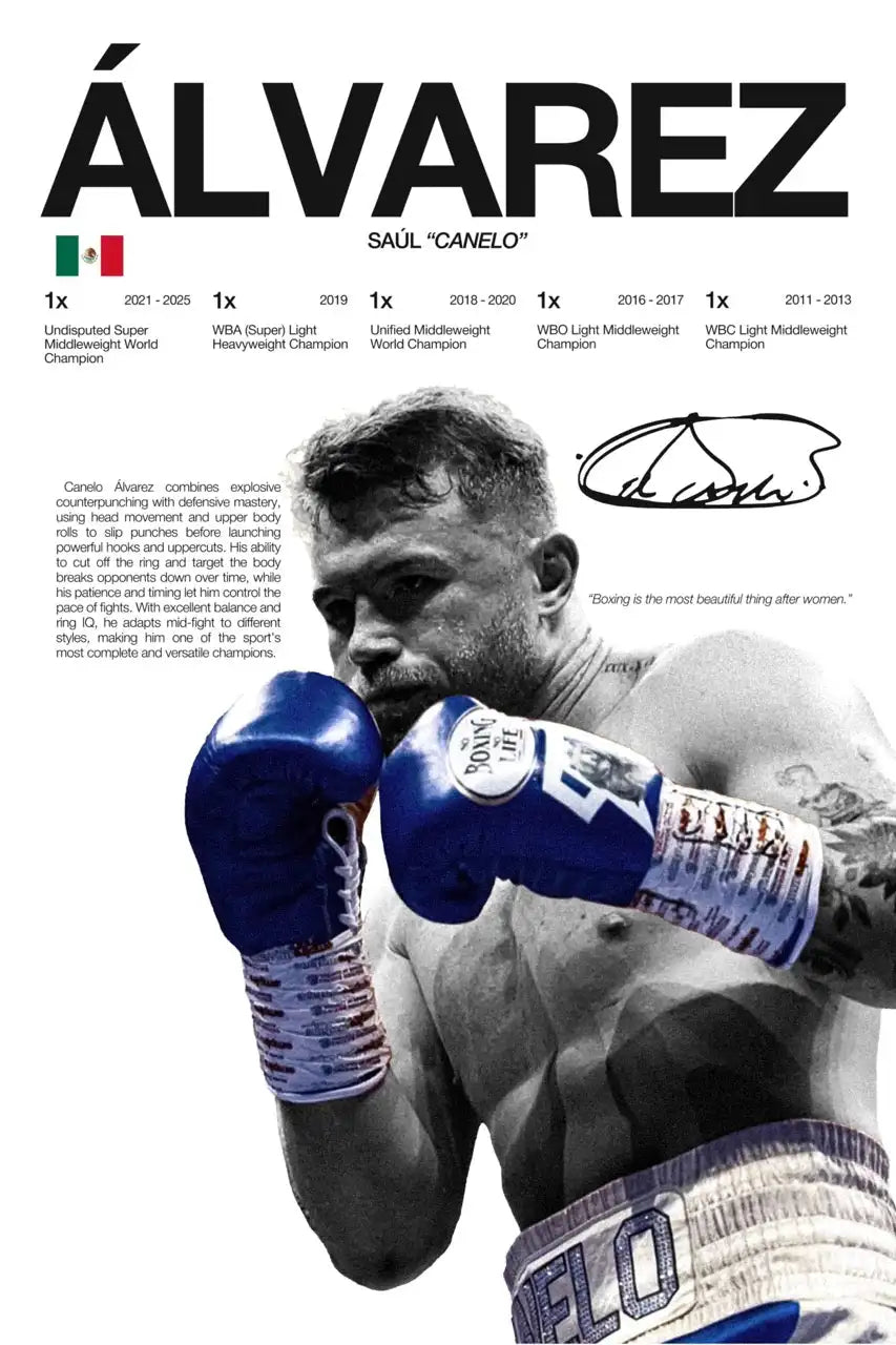 Martial Arts Legend Canvas Wall Art – Inspirational MMA Fighter Poster for Gym & Home
