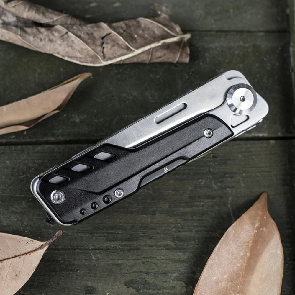 6-in-1 Stainless Steel Pocket Multitool with Screwdriver Bits