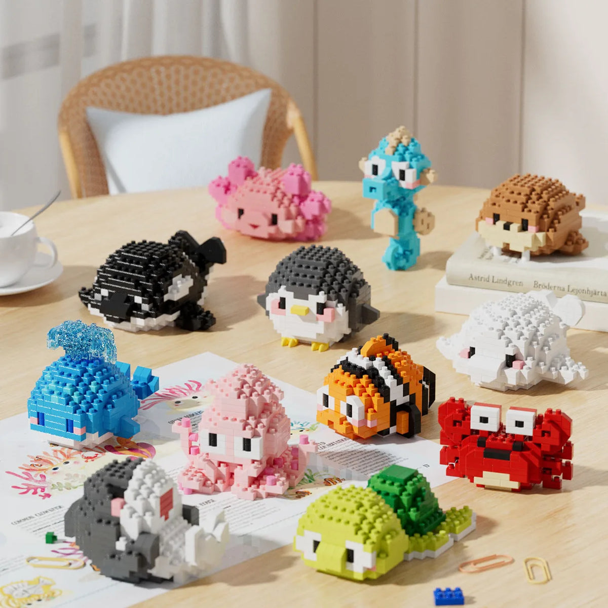 Penguin 3D Mini Building Block Set