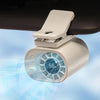 360° Rotatable Clip-On Car Fan with USB Rechargeable Battery
