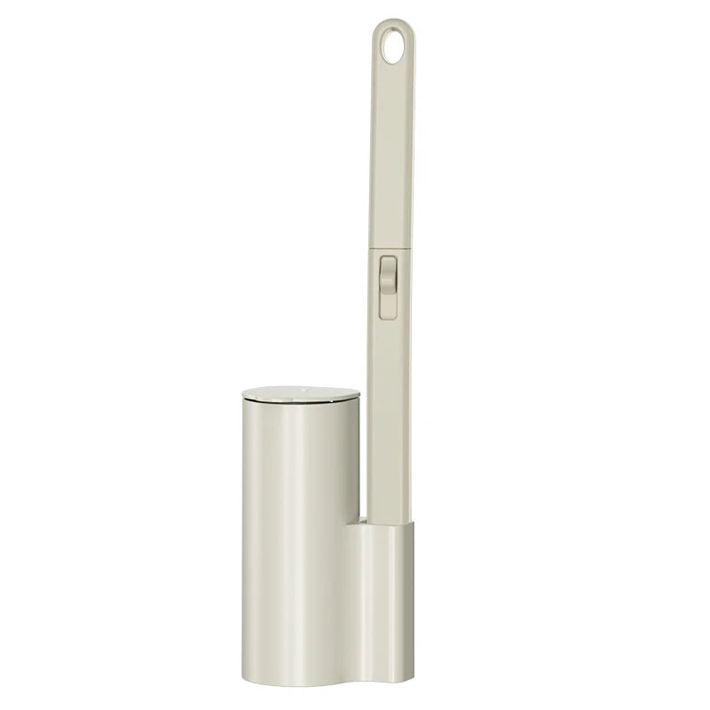 Dual-Use Toilet Brush Set with Holder