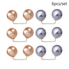 Pearl Brooch Pin Set – Versatile Double-Head Clips for Style and Function