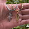 Triple Moon Goddess Pendant Necklace