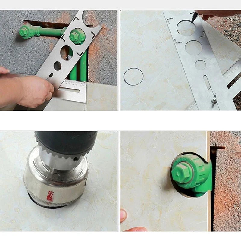 Stainless Steel Tile Locator & Hole Marking Tool