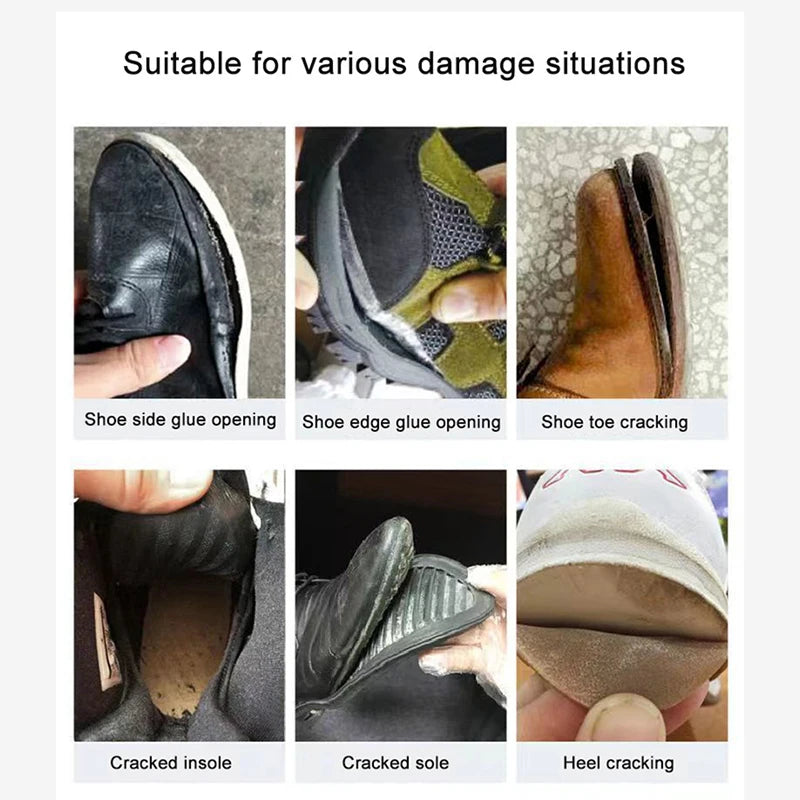 Transparent Shoe Repair Glue — Strong, Flexible & Waterproof Bond