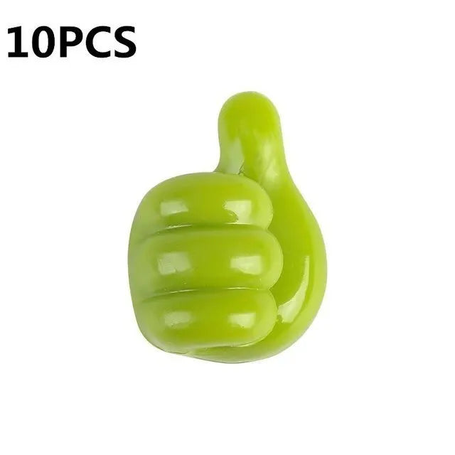 Silicone Thumb Wall Hooks for Cable Management and Organizing