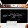Large Gaming Mouse Pad with Non-Slip Rubber Base