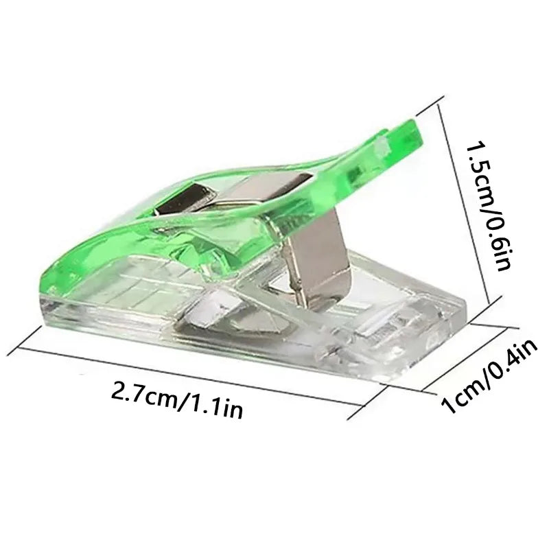 Colorful Multi-Purpose Sewing Clips for Crafting and Binding