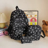 Korean Fashion Bow Print Backpack