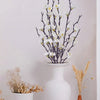 Artificial White Plum Blossom Branch for Chinese Home Décor