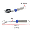 A silver and blue adjustable trunk lift spring kit with a 2.5mm thickness and a 240mm length.