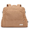 Soft Corduroy Diaper Backpack with Large Capacity