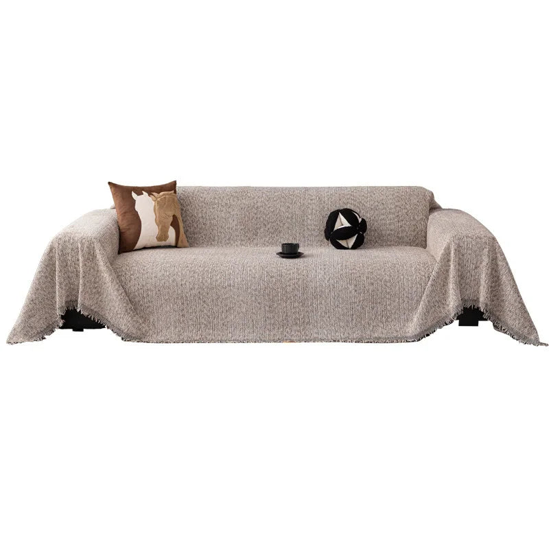 Chenille Anti-Slip Sofa Cover with Backrest Protector