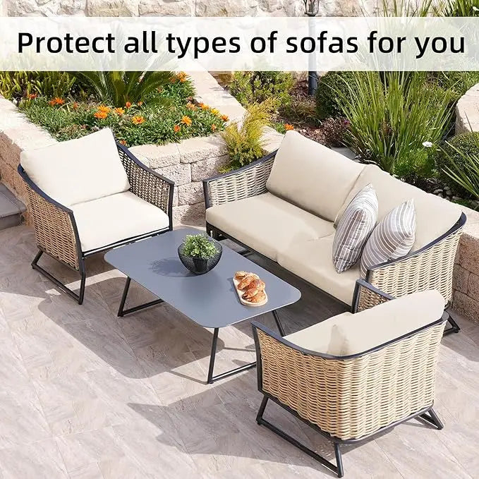 Elastic Sofa Seat Cushion Cover – Stretchable Slipcover Protector