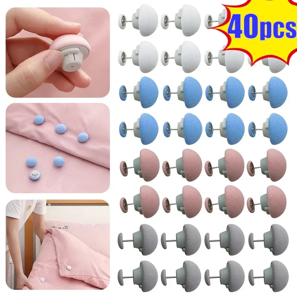 Mushroom Quilt Clips – Anti-Slip Duvet Fasteners