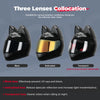 Cat Ear Full Face Motorcycle Helmet with Removable Ears